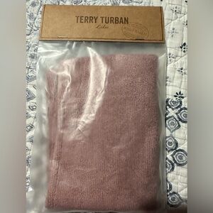 Cost Plus World Market Pink Terry Turban